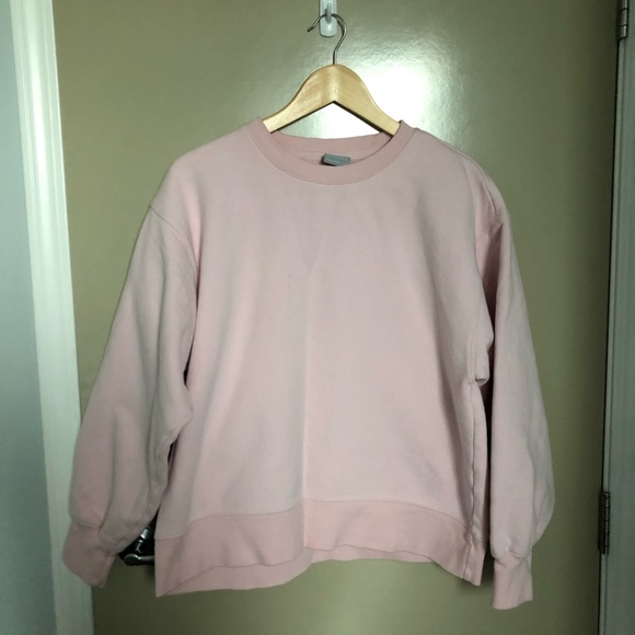 TNA cozy fleece boyfriend crew sweatshirt, SZ M - Picture 4 of 5